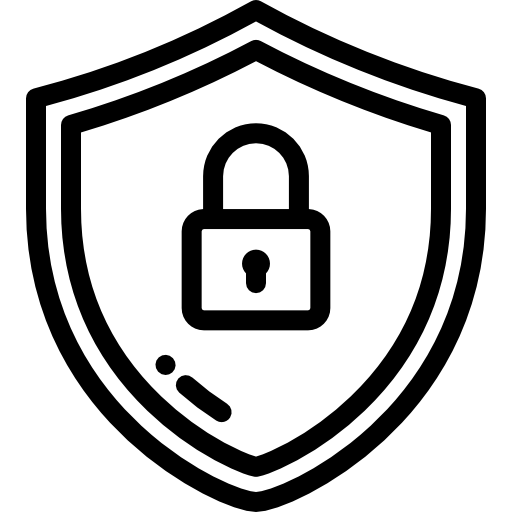 방패 Detailed Rounded Lineal icon