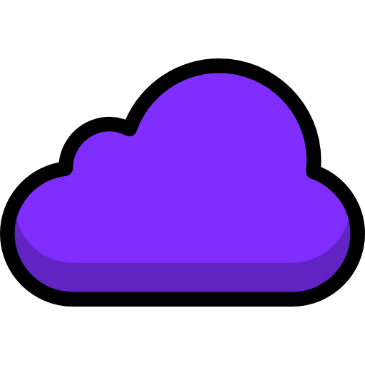 Cloud computing Stockio Lineal Color icon