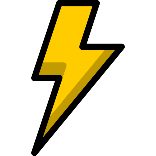 Lightning Stockio Lineal Color icon