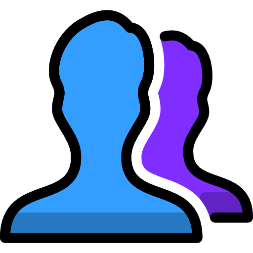 gebruikers Stockio Lineal Color icoon