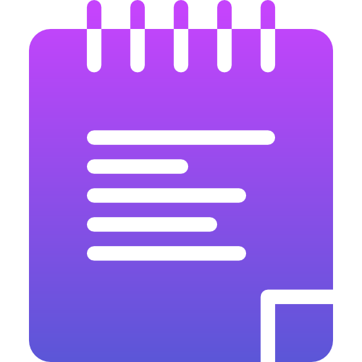 Notes Generic Flat Gradient icon