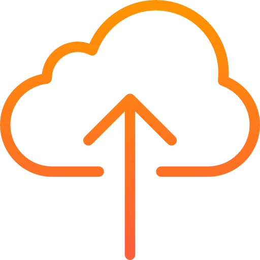 cloud computing Stockio Lineal Gradient icon