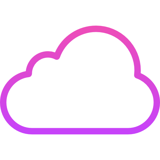 cloud computing Stockio Lineal Gradient icoon