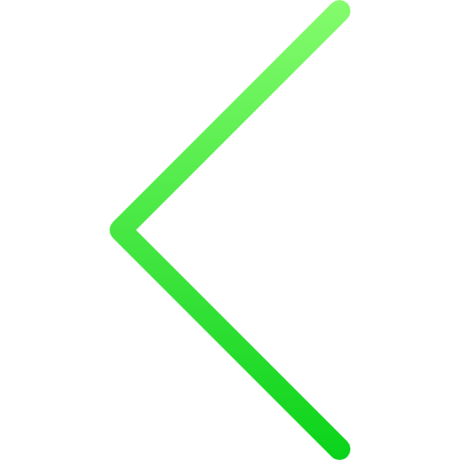 freccia sinistra Stockio Lineal Gradient icona