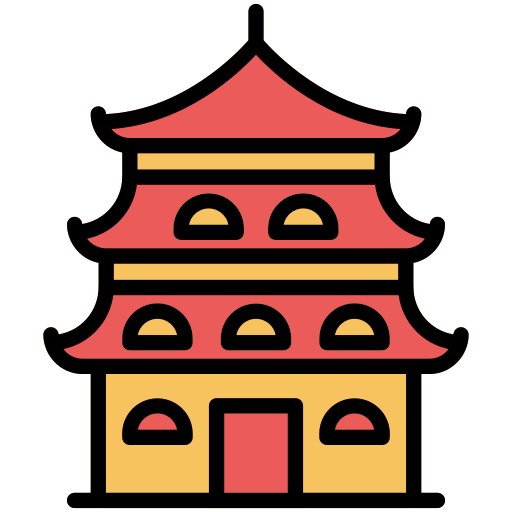 Świątynia Generic Outline Color ikona