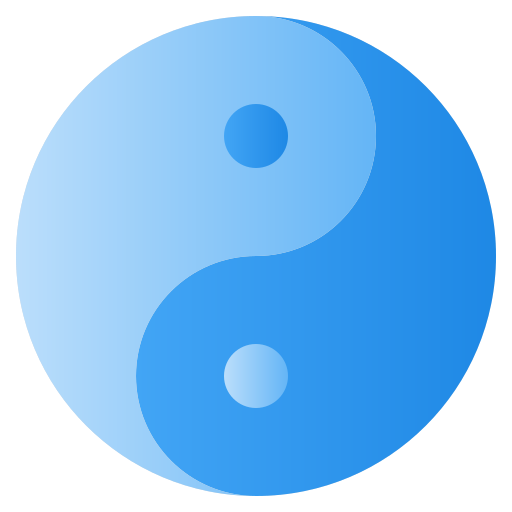yin yang Generic Flat Gradient ikona