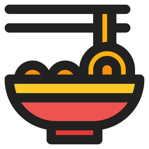 Noodle Generic Outline Color icon