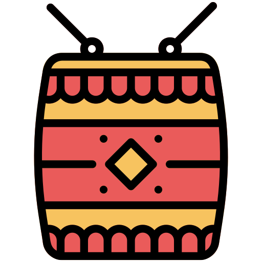 tambor Generic Outline Color icono