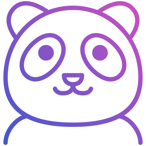 panda Generic Gradient icona