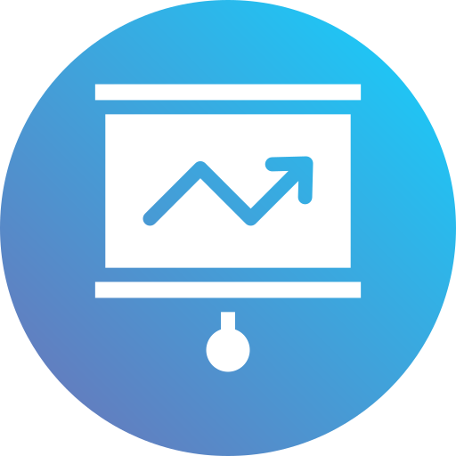 analyse Generic Flat Gradient Icône