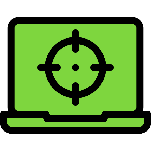Target Generic Outline Color icon