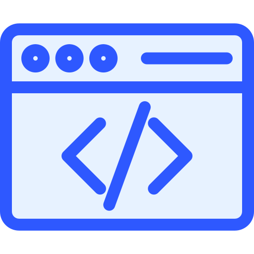 codering Generic Blue icoon