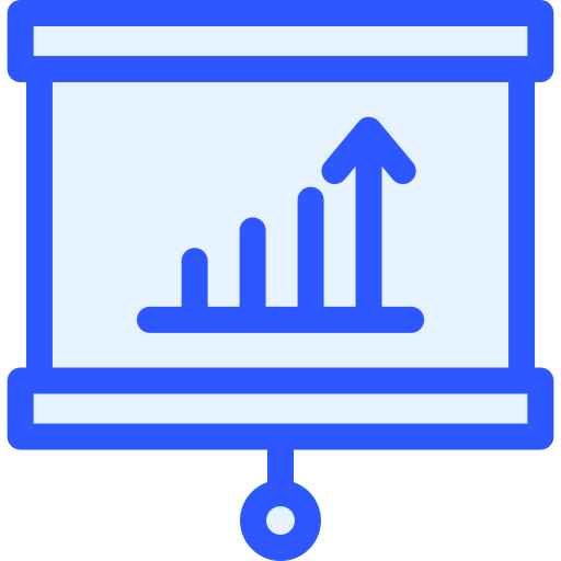 Analytics Generic Blue icon