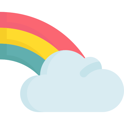 arcobaleno Generic Flat icona