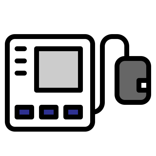 pulsoksymetr Generic Outline Color ikona