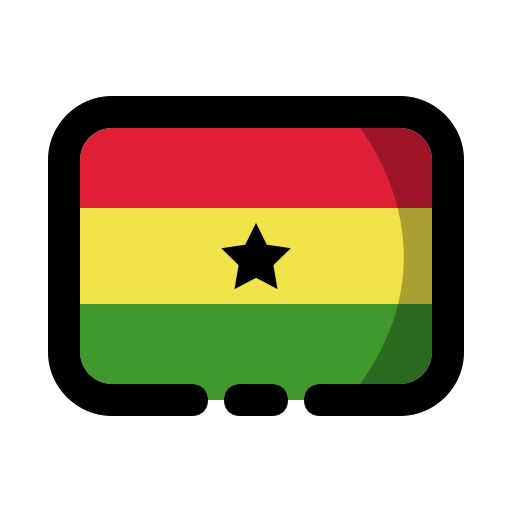 ghana Generic Outline Color icono
