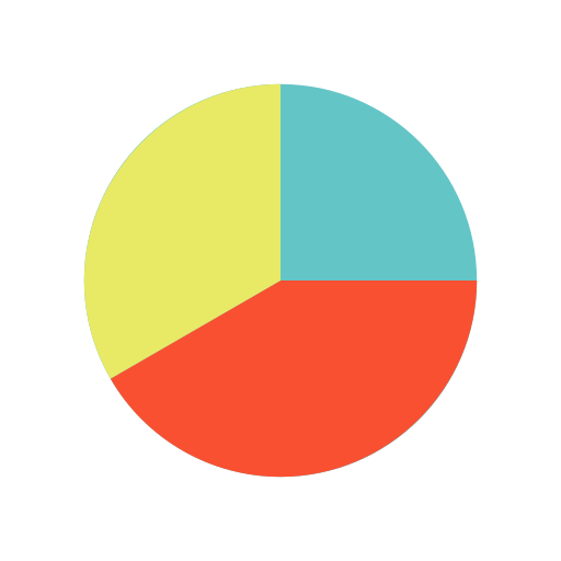 diagramme circulaire Generic Flat Icône