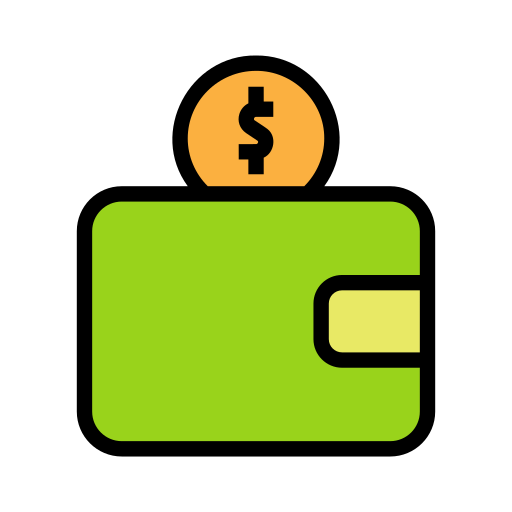 geld sparen Generic Outline Color icoon