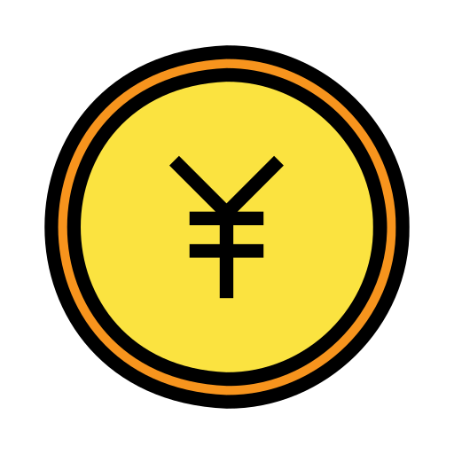 yen Generic Outline Color icona