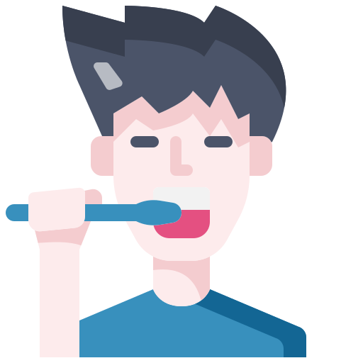 Чистить зубы Generic Flat иконка