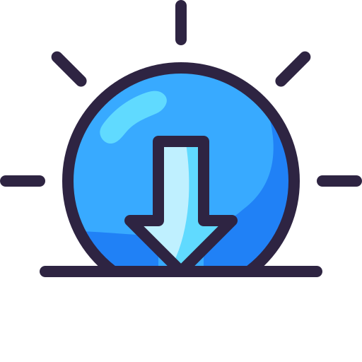 일몰 Generic Outline Color icon