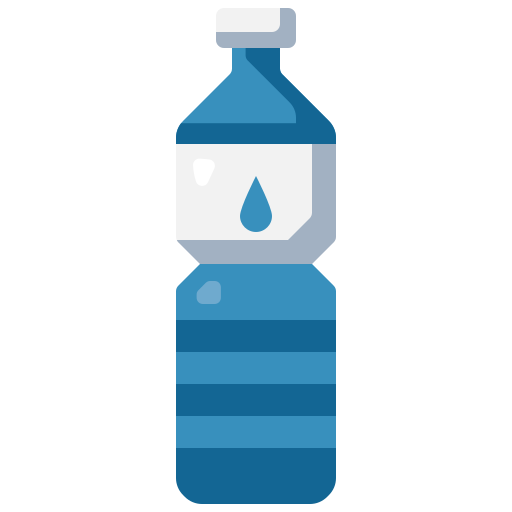 Бутылка с водой Generic Flat иконка