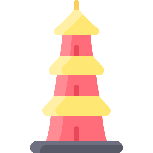 pagoda Vitaliy Gorbachev Flat ikona