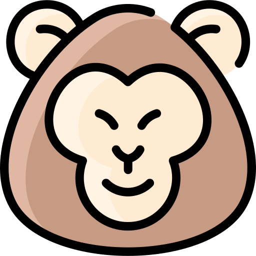 猿 Vitaliy Gorbachev Lineal Color icon