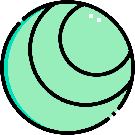 Мяч для пилатеса Detailed Straight Lineal color иконка