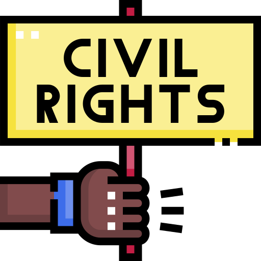 prawa obywatelskie Detailed Straight Lineal color ikona