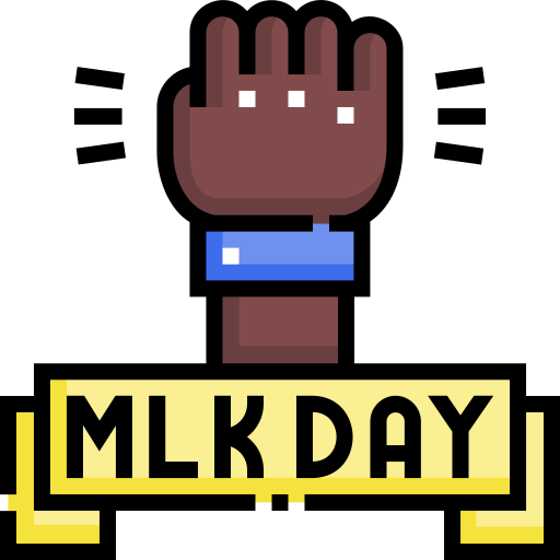Martin luther king day Detailed Straight Lineal color icon