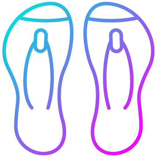 flip flops Generic Gradient icon