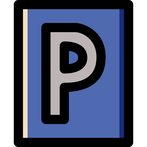 area parcheggio Generic Outline Color icona