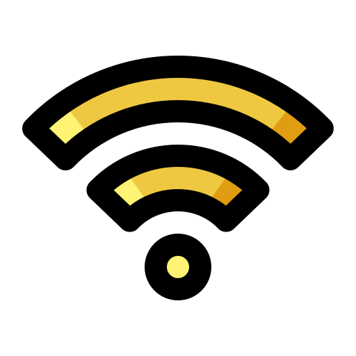 Wifi Generic Outline Color icon