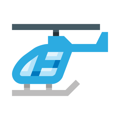 helicóptero edt.im Lineal color Ícone