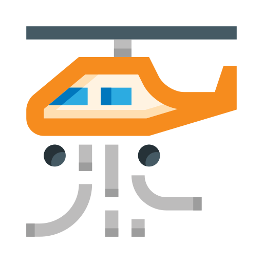 Вертолет edt.im Lineal color иконка