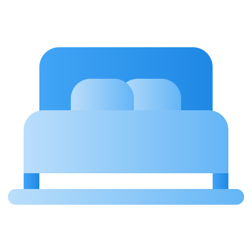 Double bed Generic Flat Gradient icon