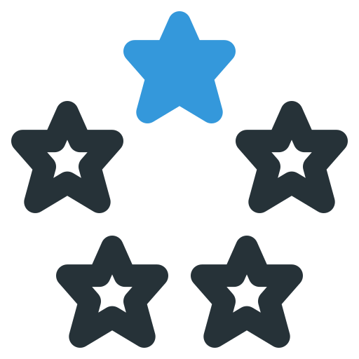 별 다섯개 Generic Fill & Lineal icon