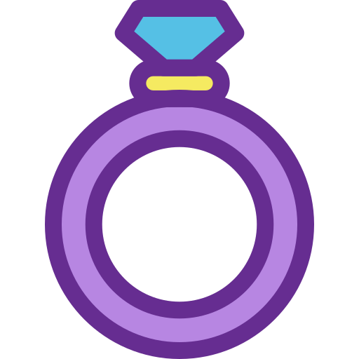 ring Generic Outline Color icoon