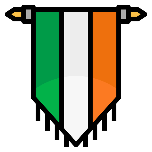 bandera Generic Outline Color icono