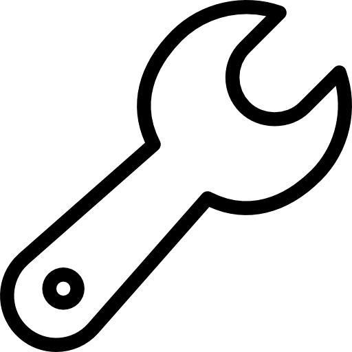 llave inglesa Stockio Lineal icono