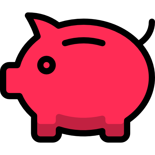 Piggy bank Stockio Lineal Color icon