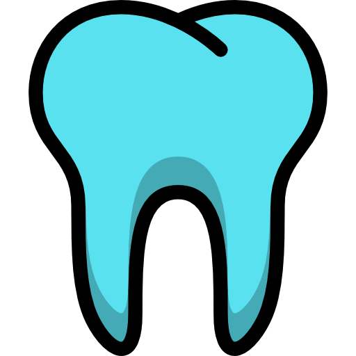 Tooth Stockio Lineal Color icon
