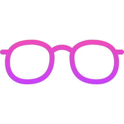Eyeglasses Stockio Lineal Gradient icon