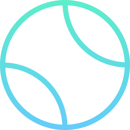 pelota de tenis Stockio Lineal Gradient icono