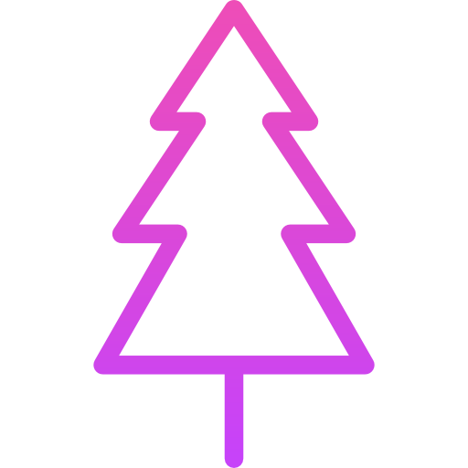 Tree Stockio Lineal Gradient icon