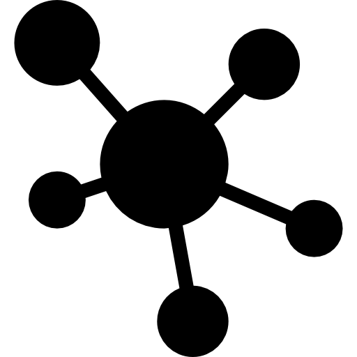 molecuul Stockio Fill icoon