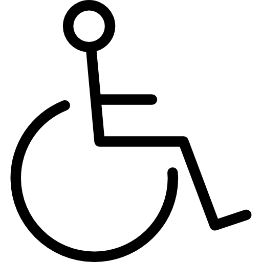 rollstuhl Stockio Lineal icon