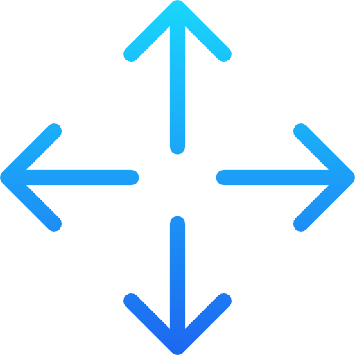 Move Stockio Lineal Gradient icon