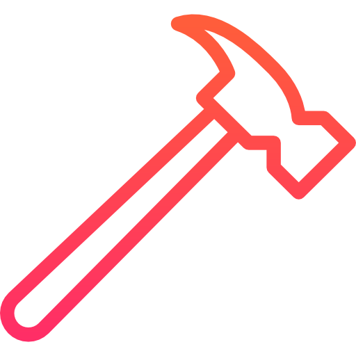 Hammer Stockio Lineal Gradient icon